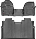 WeatherTech 15+ Ford F-150 SuperCrew w/ 1st Row Bench Front and Rear FloorLiner - Black
