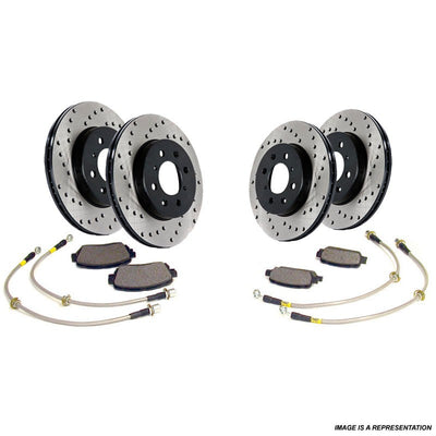 Sport Axle Pack Drilled Rotor, 4 Wheel