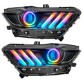 Oracle 15-17 Ford F-150 Dynamic RGB+A Pre-Assembled Headlights Halogen - Blk Edition -