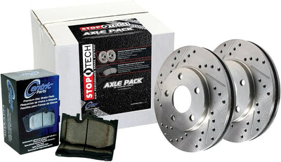 Sport Axle Pack, Drilled & Slotted, 4 Wheel