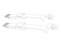 BAK 16-19 Toyota Tacoma / 17-19 Tundra (w/ Track System) Strap Clamp Assembly Qty 2