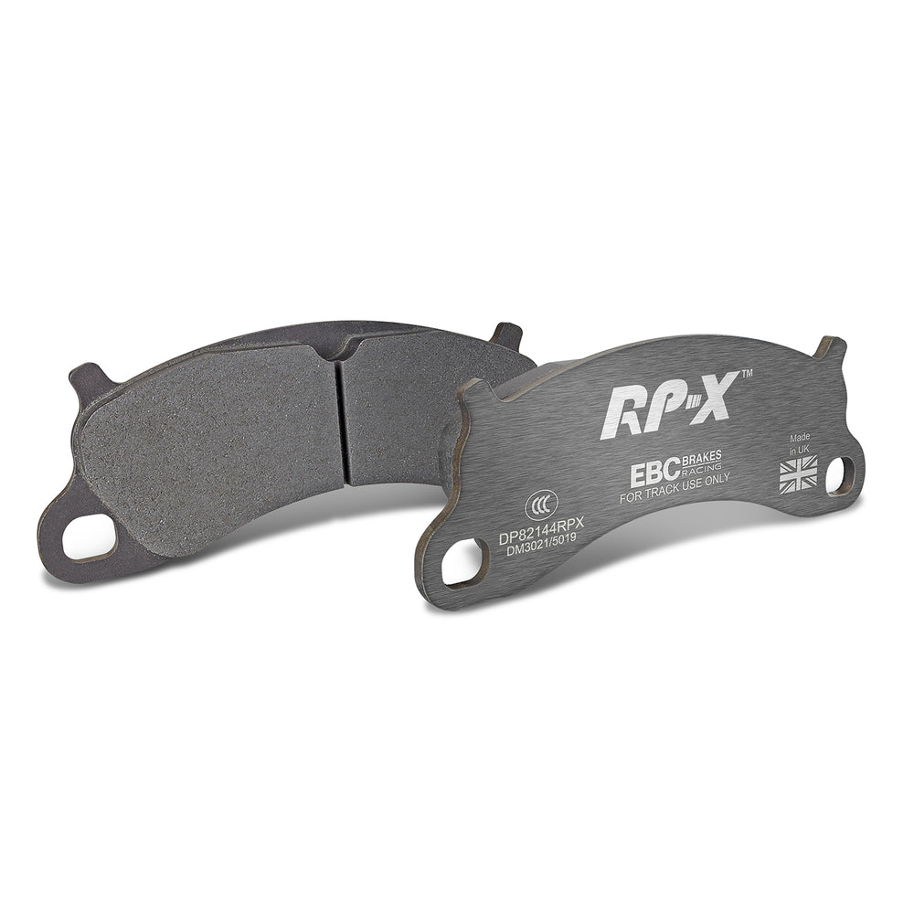 EBC Racing 12-15 Porsche 911 (991) Carrera S 3.8L (Cast Iron Rotor Only) RP-X Front Brake Pads