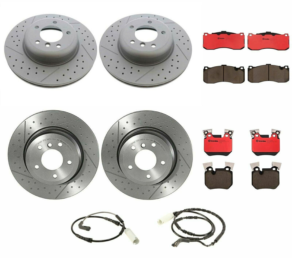 Sport Axle Pack; Drilled; Rear w/BL