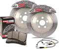 StopTech 95-99 BMW M3 E36 / 98-02 BMW Z3M Front Trophy Anodized ST-40 Calipers Slotted 332x32 Rotors