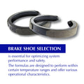 Centric 92-10 Lexus SC Premium Rear Drum Brake Shoes