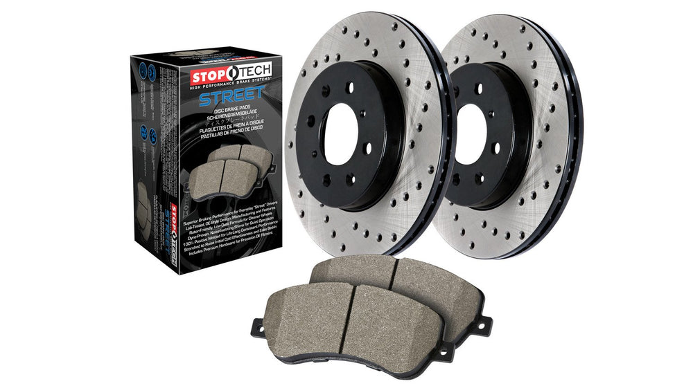 Street Axle Pack - Drilled; Front