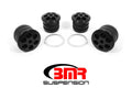 BMR 08-18 Dodge Challenger Aluminum Rear Cradle Bushings Kit - Black Anodized