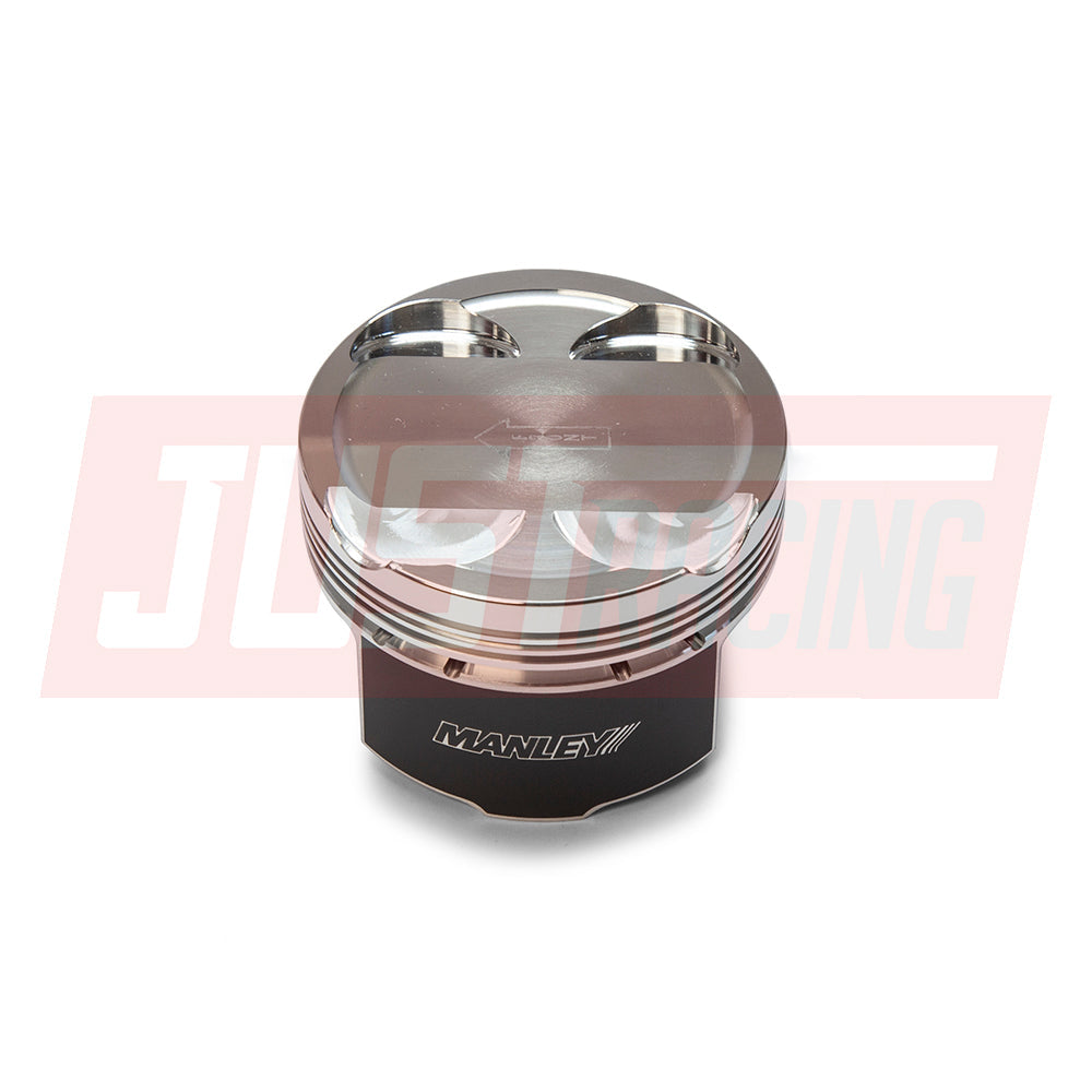 Manley Toyota 2JZGTE 87.0mm Bore 10.0:1 CR Flat Top Extreme Duty Platinum Piston Set with Rings