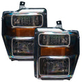 Oracle 08-10 Ford F250/350 LED HL - Black - ColorSHIFT w/ Simple Controller