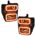 Oracle 08-10 Ford F250/350 LED HL - Black - ColorSHIFT w/ Simple Controller