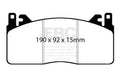 EBC 2016 Ford Mustang Shelby GT350 RP-X Race Front Brake Pads
