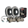 Sport Axle Pack, Drilled & Slotted, Rear