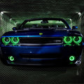 Oracle Dodge Challenger 08-14 LED Fog Halo Kit - ColorSHIFT
