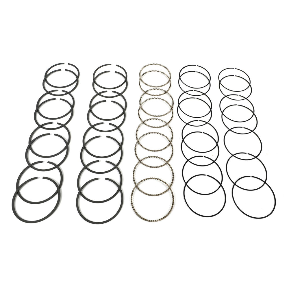 Manley Chevrolet LS 5.3L Ring Set 3.8in 1.2mm 3mm Premium Steel Top Rings
