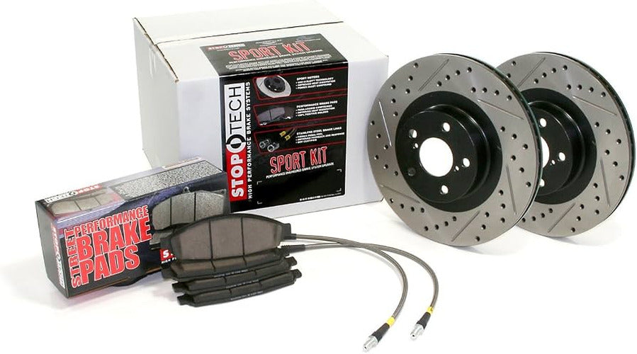 Sport Axle Pack, Drilled & Slotted, Rear