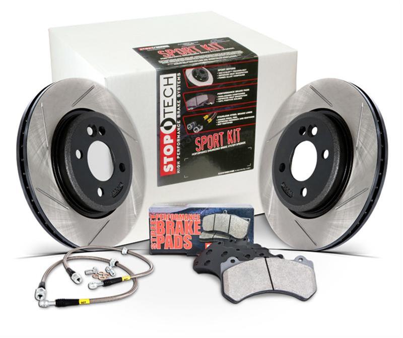 StopTech 09 Nissan 370Z Four Wheel Drilled & Slotted Sport Brake Kit