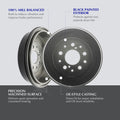 Centric Premium Brake Drum - Rear