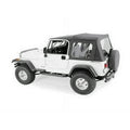 Premium Replacement Soft Top for 2011-2018 Jeep Wrangler JK Unlimited 4 Door, Black Diamond Rampage