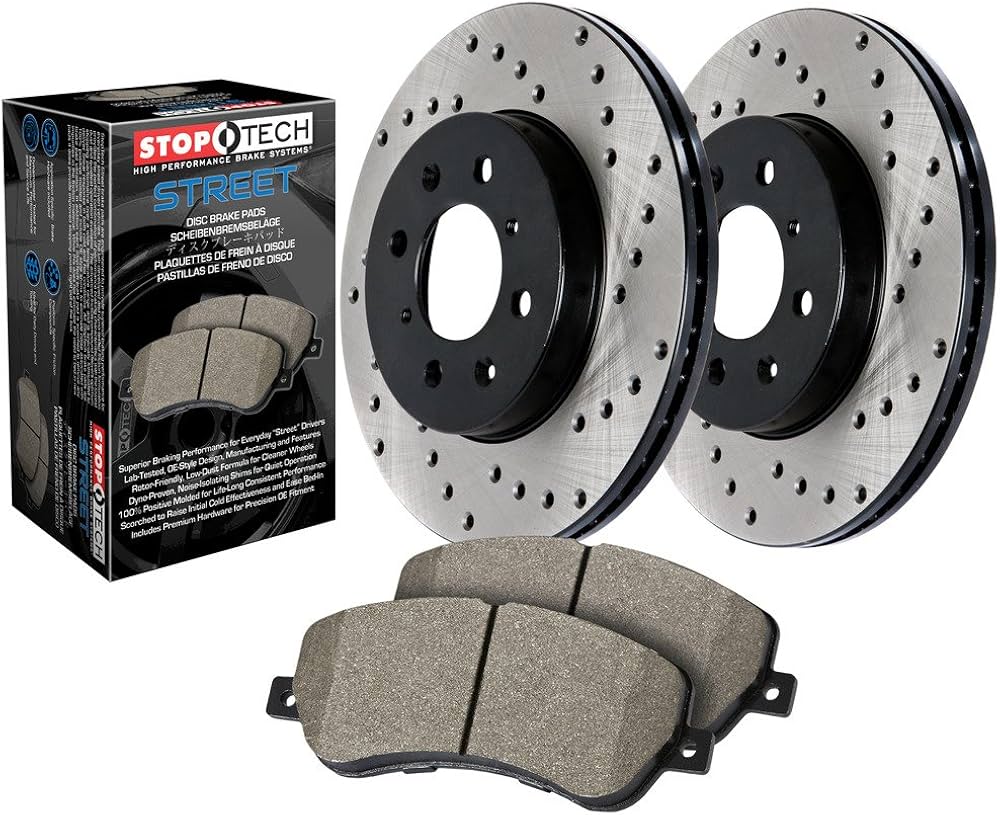 Street Axle Pack - Drilled; Front