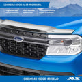16C TACOMA CHROME HOOD SHIELD CHROME