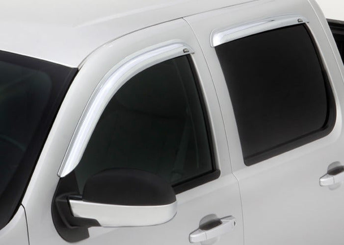 15C EDGE VENTVISOR CHROME 4PC