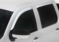 15C EDGE VENTVISOR CHROME 4PC
