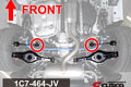 Cusco 2023+ Toyota GR Corolla Rear Lower Control Arm (Front Side) Pillowball Bushing Set