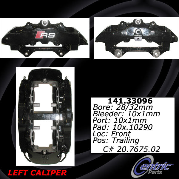 Centric 07-08 Audi RS4 / 13-16 Audi RS5 / 03-04 Audi RS6 Semi-Loaded Caliper