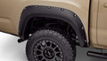 Black Pocket/Rivet Style Smooth Finish Rear Fender Flares For 22-26 Toyota Tundra Bushwacker