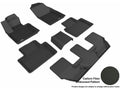 3D MAXpider 2015-2019 Volvo XC90 Kagu 1st & 2nd & 3rd Row Floormats - Black