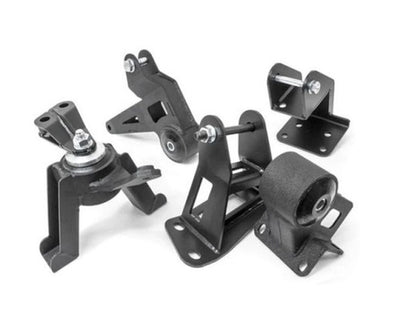 Innovative 00-05 Toyota MR2 Spyder 1ZZ Black Steel Mounts 95A Bushings (No Front Mount)