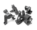 Innovative 00-05 Toyota MR2 Spyder 1ZZ Black Steel Mounts 95A Bushings (No Front Mount)