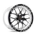 Weld S77 17x10 / 5x115mm BP / 5.2in. BS Black Wheel (High Pad) - Black Single Beadlock MT