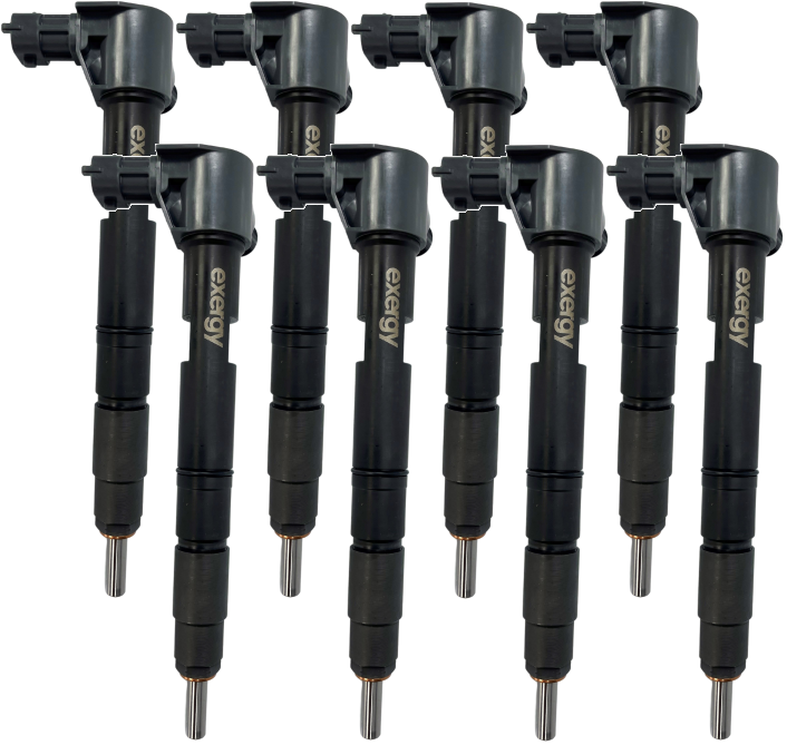 Exergy 17-19 Chevrolet Duramax 6.6L L5P New 30% Over Injector - Set of 8