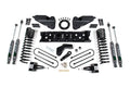 19-24 RAM 3500 4.5 Inch Radius Arm Bracket 2 Inch Rear Block With Overload Diesel 8-Bolt T-Case Nitro Shocks Zone Offroad