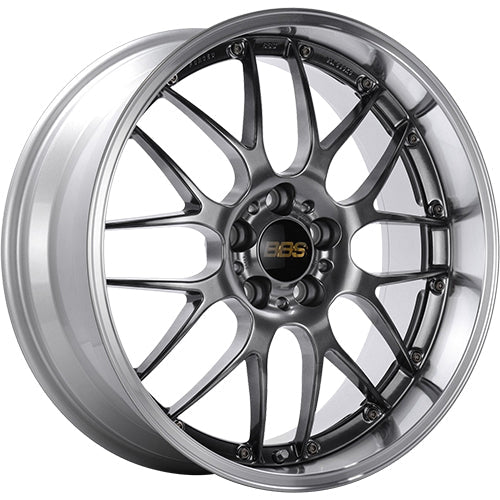BBS RS-GT 19x8 5x114.3 ET45 Diamond Black Center Diamond Cut Lip Wheel - 82mm PFS Required