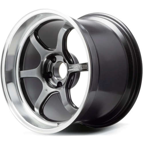 Advan R6 20x12 +20mm 5-114.3 Machining & Racing Hyper Black Wheel