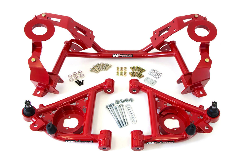 UMI Performance 82-92 GM F-Body K-member/A-arm Kit Coil Springs - Red