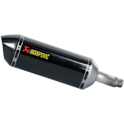 Akrapovic Replacement Carbon Fiber Tail Pipe - Single (Left Outside for S-AU/TI/6H)