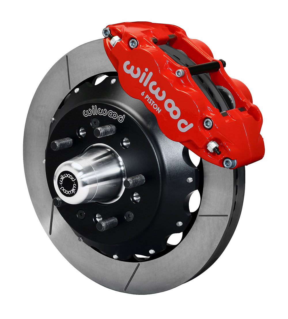 Wilwood Narrow Superlite 6R Front Big Brake Kit 12.88in GT Competition Series Rotor - Red