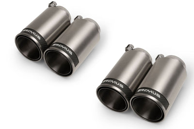 Remus 2017 Volkswagen Golf R Mk VII (Facelift Model) Axle Back Exhaust w/Polished Tail Pipe Set