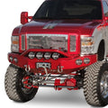 Road Armor 08-10 Ford F-250 Stealth Front Winch Bumper w/Pre-Runner Guard - Tex Blk