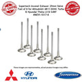 Supertech Mitsubishi 4B11 2.0L Turbo DOHC Inconel Exhaust Valve - Set of 8
