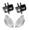 Innovative 96-00 Civic D-Series Black Steel Mounts 75A Bushings (CVT to Manual)