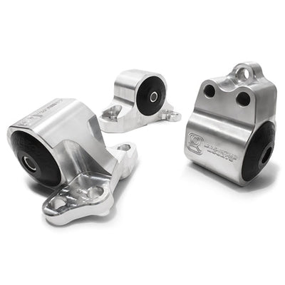 Innovative 92-95 Civic B/D Series Black Aluminum Mounts 60A Bushings (3 Bolt)
