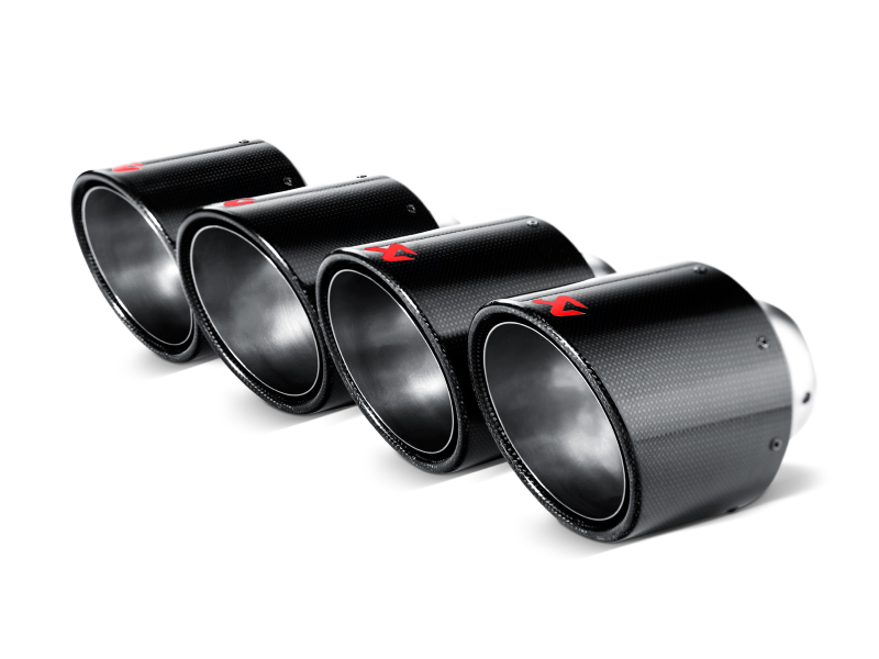 Akrapovic Replacement Carbon Fiber Tail Pipe - Single (for ME-BM/T/6H)