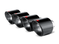 Akrapovic Replacement Carbon Fiber Tail Pipe - Single (for ME-BM/T/6H)