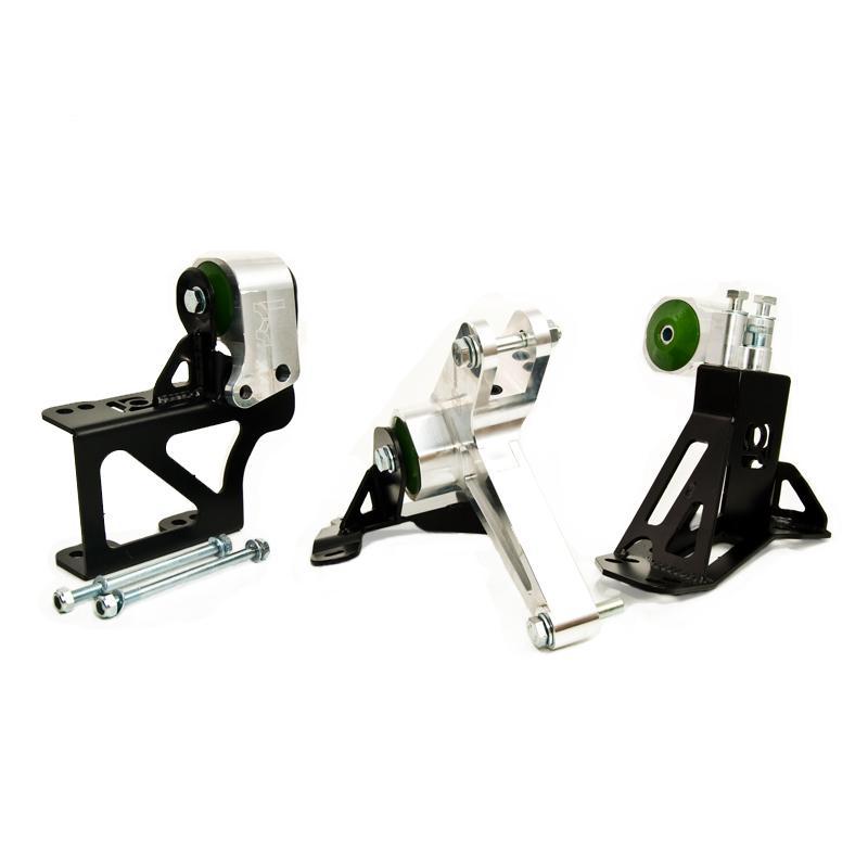 Innovative 92-95 Civic B/D Series Black Steel Mounts 75A Bushings (Auto Chassis Auto Trans)