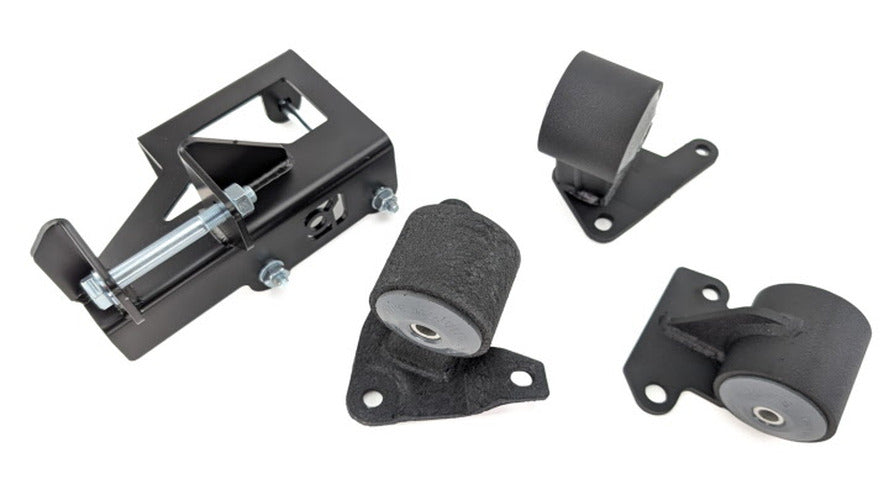 Innovative 94-01 Integra H-Series Black Steel Mounts 85A Bushings