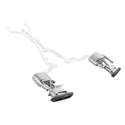 Akrapovic 15-17 AMG C63 Estate Evolution Line Cat Back (Titanium) w/ Carbon Tips and Link Pipe
